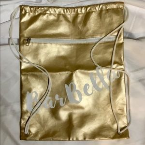 BarBella metallic gold bag 🏃🏼‍♀️🤾🏽‍♀️🧘🏿‍♀️